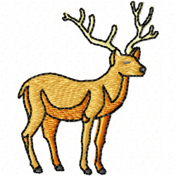 Gazelle Embroidery Design 4